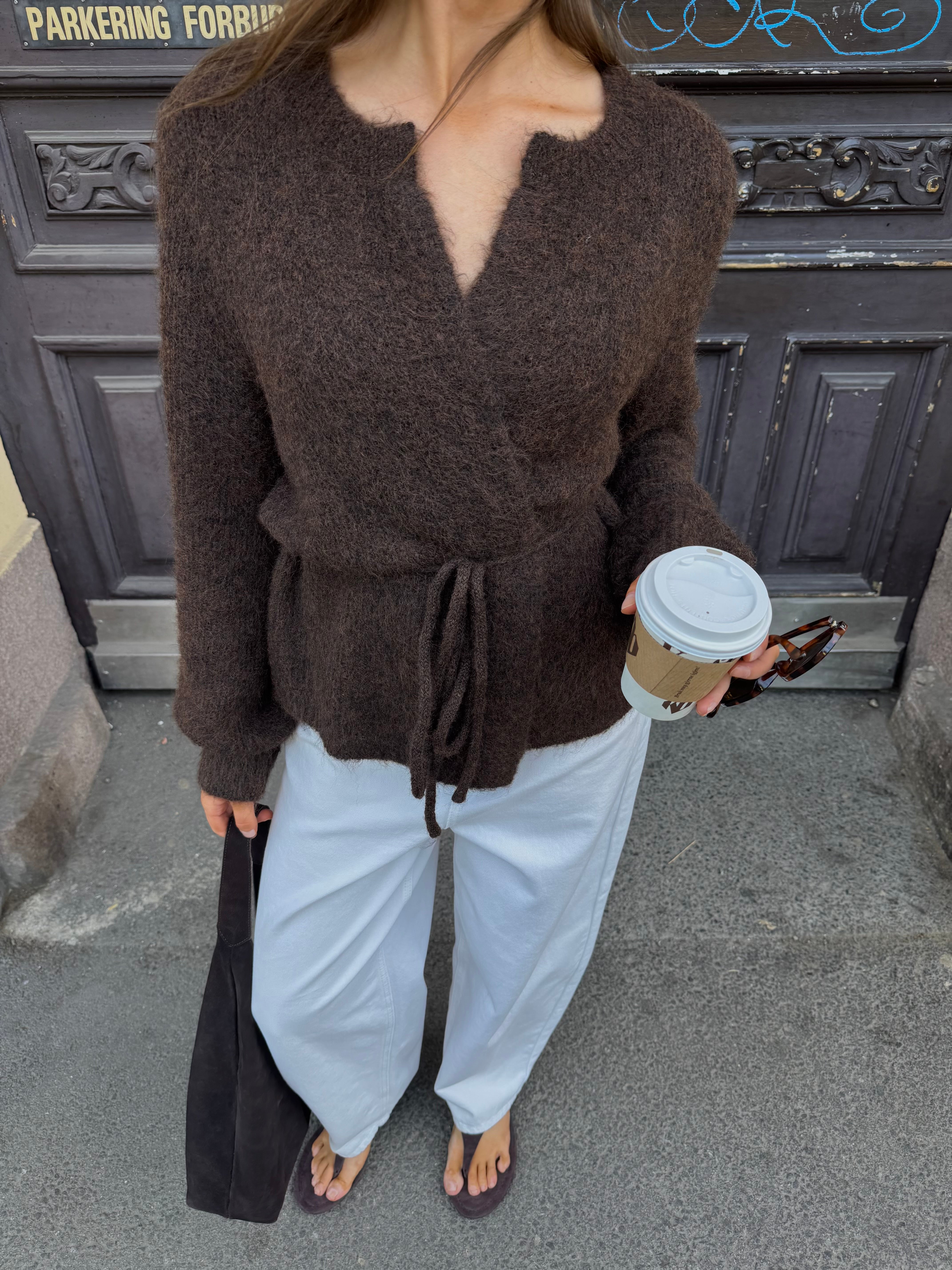 VMBERRY CARDIGAN - Chocolate Torte